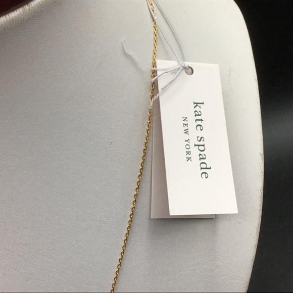 - Kate Spade New York Signature ♠️ Pendant Necklace with Paper Label - Picture 3 of 9
